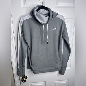 Under Armour gray and white pullover